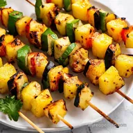 Sunshine Skewers Grilled Pineapple Veggie Kebabs Recipe