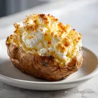 The Best Baked Potato: Crispy Skin and Fluffy Center for 4 Servings