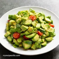 Sunshine Salad Avocado Tomato Cucumber Recipe