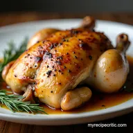 Juicy chicken in the oven Garlic Herb Roast Recipe