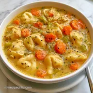 Tortellini Soup with Chicken: One-Pot