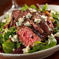Steak Salad with Balsamic Blue Cheese Dressing A FullBodied Main Course