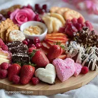 Valentines Charcuterie Board: Brie & Prosciutto
