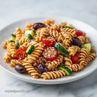 Whole Wheat Pasta Salad: Meal Prep
