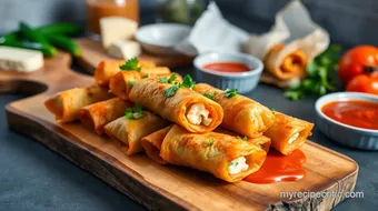 Delicious Jalapeno Goat Cheese Egg Rolls Recipe