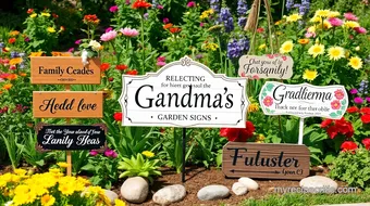 Enchanting Grandma's Garden Signs for Every Garden