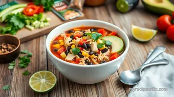 Quick Easy Chicken Taco Soup Recipe