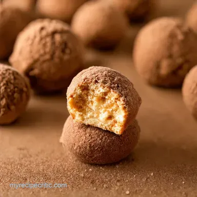 10 Minute Tiramisu Balls Quick NoBake Truffles Recipe Recipe Card