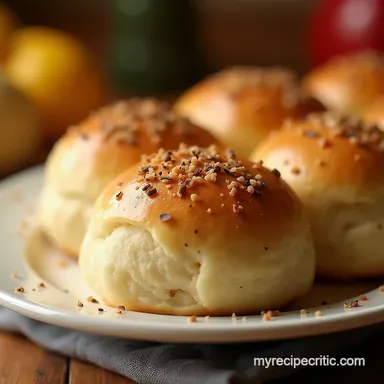 Easy 30Minute Dinner Rolls Buttery Soft in Under an Hour Recipe Card