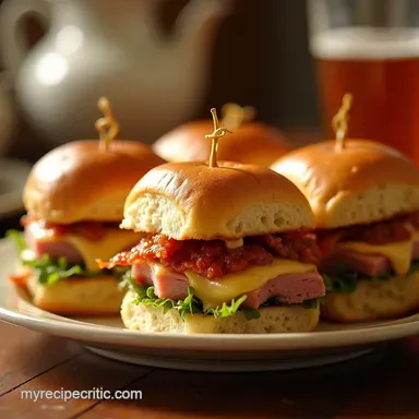 Kings Hawaiian French Dip Sliders Aloha Comfort Food Recipe Card