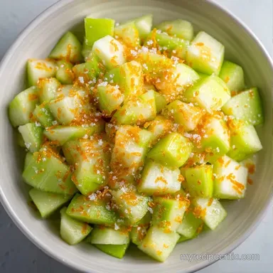 Apple and Cheese Cubes in 10 Minutes Recipe Card