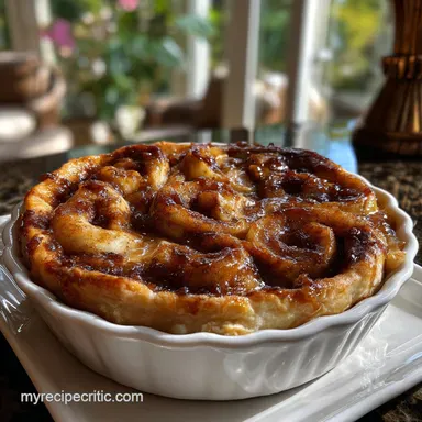 Apple Pie Dessert with Cinnamon - Baked in 30 Minutes Recipe Card