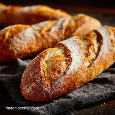 Classic French Bread Baguette Master the Crust and Open Crumb