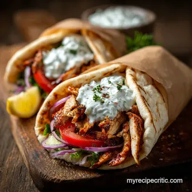 Chicken Gyros Recipe Authentic AthenianStyle with Tzatziki Sauce