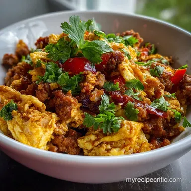 Chorizo and Eggs: Authentic Mexican Scramble in 15 Mins Recipe Card