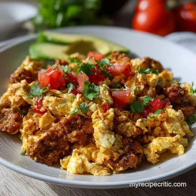 Chorizo and Eggs: Authentic Mexican Scramble in 15 Mins
