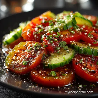 Greek Cucumber Tomato Salad My Familys Horiatiki Recipe