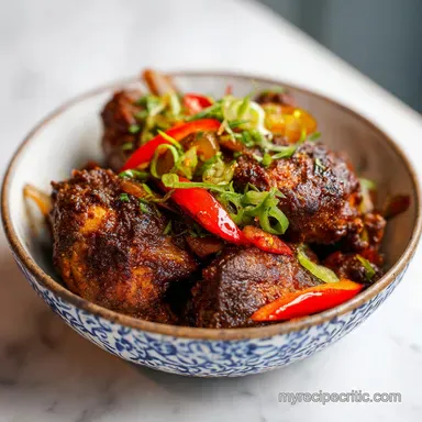 Authentic Jamaican Jerk Chicken for 5 Servings Recipe Card