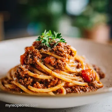 Bolognese Sauce: Traditional Slow-Cooked Northern Italian Recipe Recipe Card