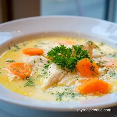 Avgolemono Chicken Soup in 40 Minutes