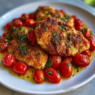Garlic Chicken Tomatoes for 4 Servings