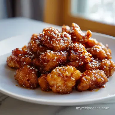 Baked Honey Sesame Chicken: Crispy Main Course in 35 Minutes