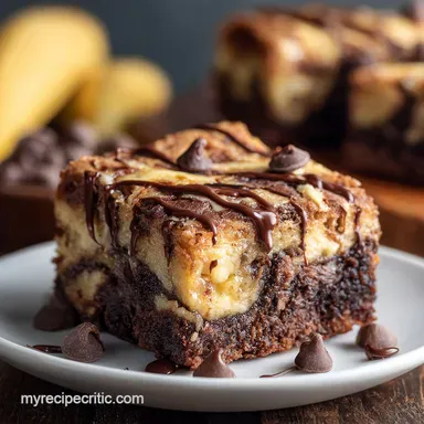 Banana Pudding Brownies: The Ultimate Fudgy Swirl Recipe