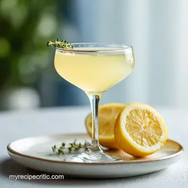 Bee's Knees Cocktail: Silky Gin & Honey Recipe Card