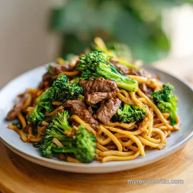 Beef Broccoli Noodles in 20 Minutes: Tender Stir-Fry Recipe