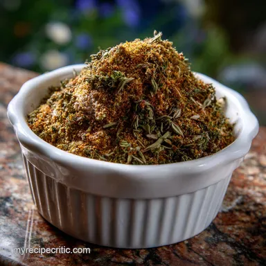 Poultry Seasoning Recipe: Earthy Herbs & Warm Nutmeg Blend Recipe Card