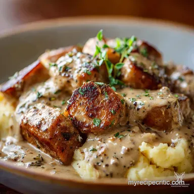Proper Southern Comfort Creamy Black Pepper Sausage Gravy