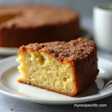 UltraMoist Coffee Cake Using Box Mix Sour Cream