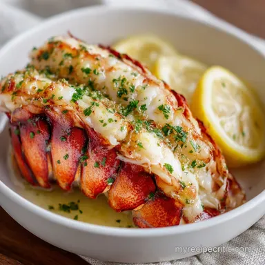 Lobster Tail Recipe for 4 Servings: Broiled and Golden