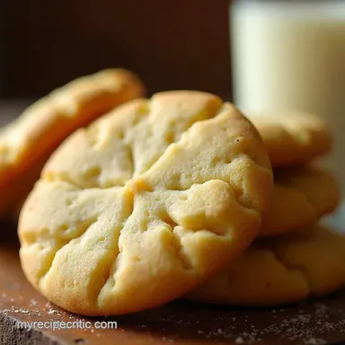 Buttery Shortbread Sugar Cookies Easy Bake Off Treat Recipe Card