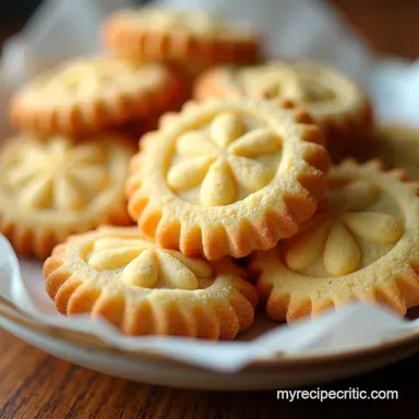 Classic Butter Spritz Cookies MeltInYourMouth Delights