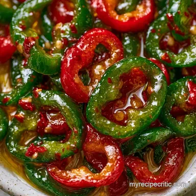Candied Hot Peppers: Syrupy and Snappy Recipe Card