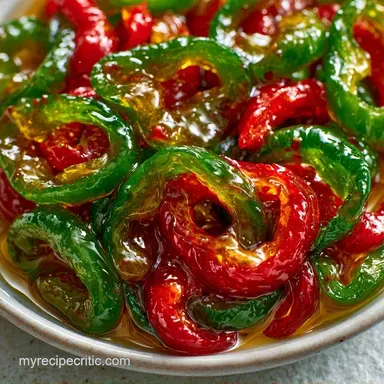 Candied Hot Peppers: Syrupy and Snappy