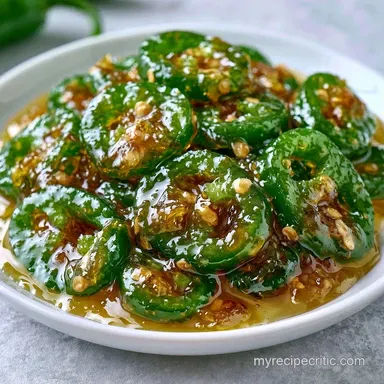 30-Minute Candied Jalape&ntilde;o Recipe Recipe Card