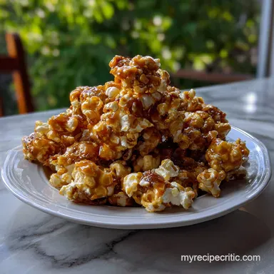 Candy Popcorn: Shatter-Crisp Buttery Toffee Recipe Card