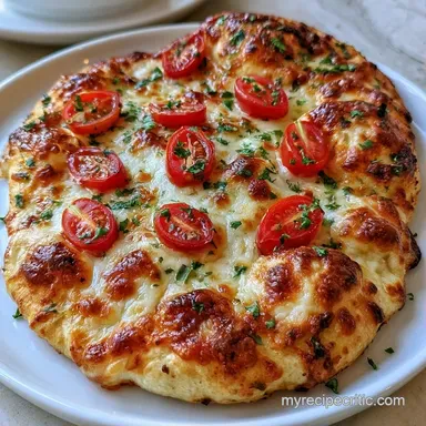 Caprese Naan Pizza in 15 Minutes Recipe Card