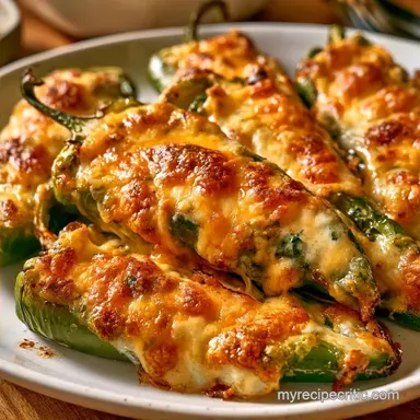 Cheese Stuffed Anaheim Peppers for 6