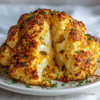 Cheesy Baked Cauliflower: Crispy Baked with Gruy&egrave;re Recipe Card