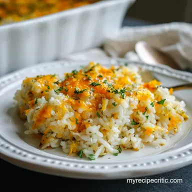 Easy Cheesy Meatball Rice Casserole: 55 Min