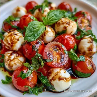 Cherry Tomato Basil Salad in 10 Minutes