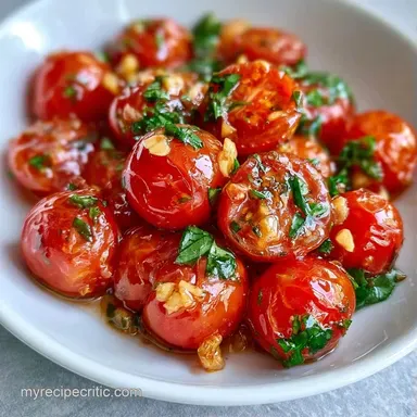 Cherry Tomato Sauce in 20 Minutes Recipe Card