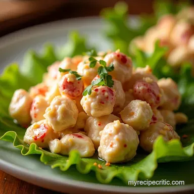 Chesapeake Crab Salad Recipe with Old Bay Easy Zesty Recipe Card