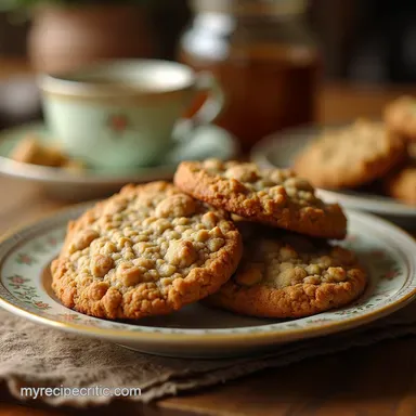Properly Chewy Oatmeal Cookies Recipe Perfect Dunkers Recipe Card