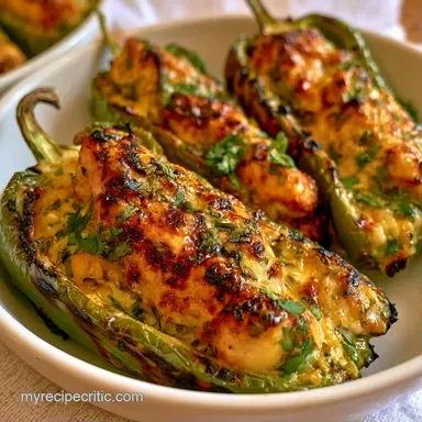 Chicken Anaheim Peppers in 40 Minutes Recipe Card