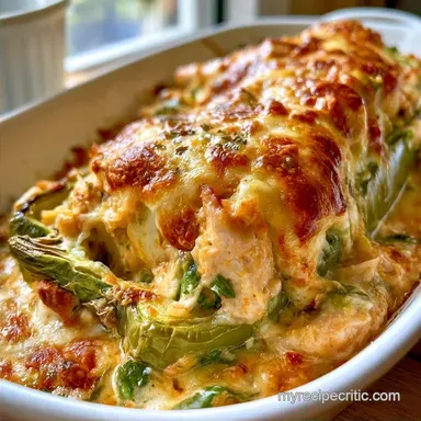 Baked Chicken Anaheim Peppers Recipe