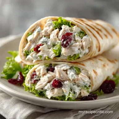 Chicken Salad Wrap in 10 Minutes